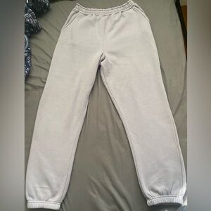 Missguided Grey Fleece Jogger Sweatpants – Size US 6